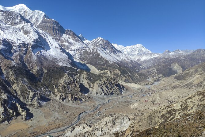 20 Days Annapurna Circuit Trek - Chame and Pisang: cooler air, riverside paths, big views ahead