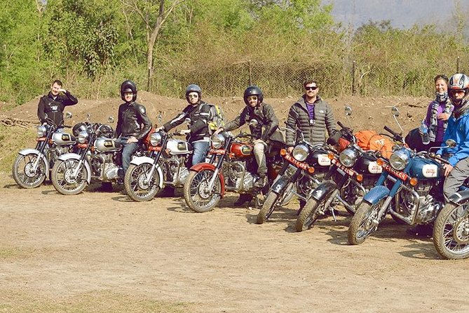 7 days Nepal Motorcycle tour - The motorcycle and support team that keep the trip feeling solid