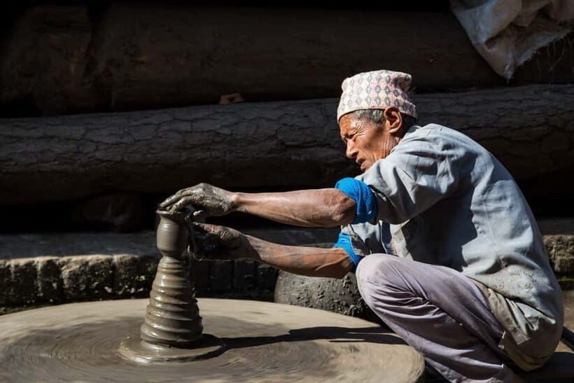 Bhaktapur: Experience the Art of Clay, Curd, and Chant - The pottery workshop at Pottery Square: clay work that’s actually fun