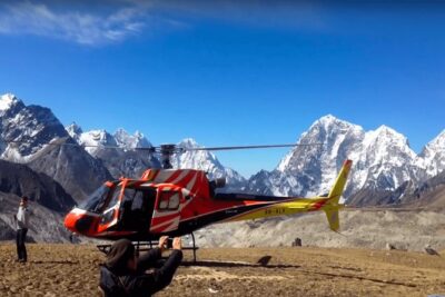 Everest Base Camp Helicopter Tour - Syangboche Marg and the Hotel Everest View breakfast stop