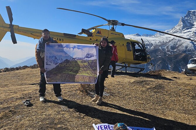 Everest base camp helicopter tour with Guarenteed Landing - The practical setup: private transport, pickup, and staying comfortable