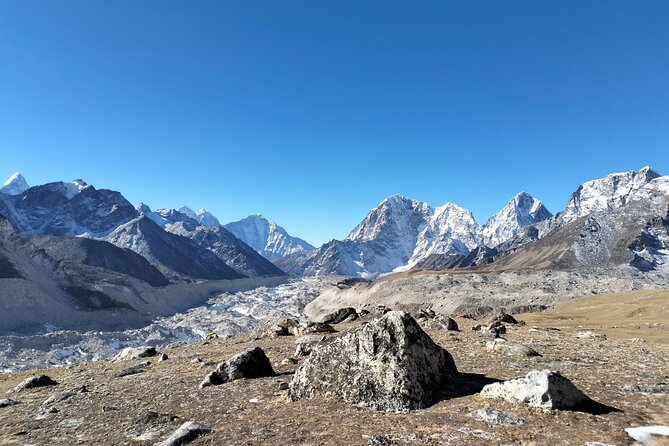 Everest Base Camp Helicopter Tour with Landing - Kalapatthar viewpoint fly-over: the glacier-and-icefall moment