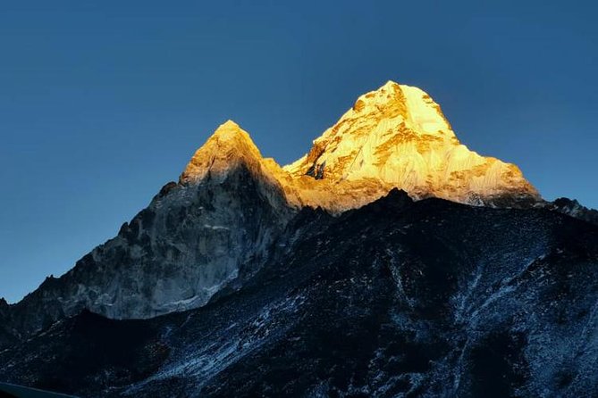 Everest Base Camp Trek - 14 Days - Lobuche and the Khumbu Glacier edge: memorials change the mood