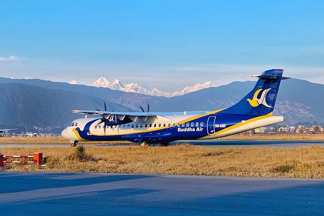 Everest Mountain Flight with Kathmandu Full Day Tour - Swayambhunath (Monkey Temple): stupa views and hilltop atmosphere