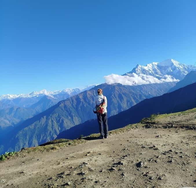 From Kathmandu: 5-Day Gosaikunda Lake Trek - Day 2 to Laurebina (3910m): Chandanbari’s steep climb