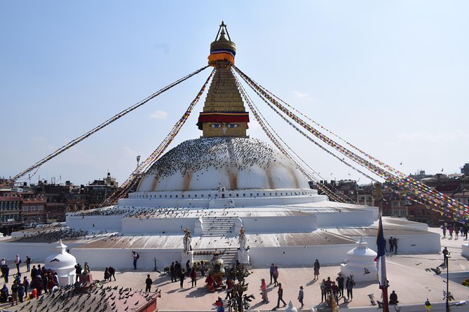 Half Day Boudhanath Stupa Tour in Kathmandu - Finding the Entrance and Seeing the 36-Meter Stupa Properly