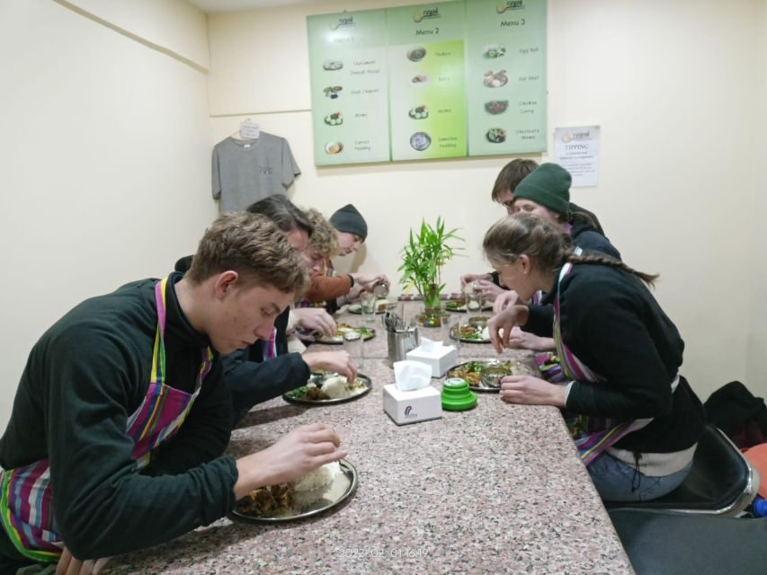 Half Day Cooking Class in Thamel with Local Market Visit - The Cooking Class Flow: One Course, Then You Eat