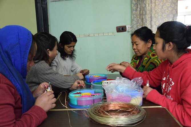 Handmade Jewellery Workshop with Nepali Women - The meal component: welcome drink and lunch made by women