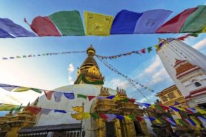 Kathmandu: Chandragiri cable car & Swayambhunath Tour - Bhaleshwor Mahadev and the hilltop in plain daylight