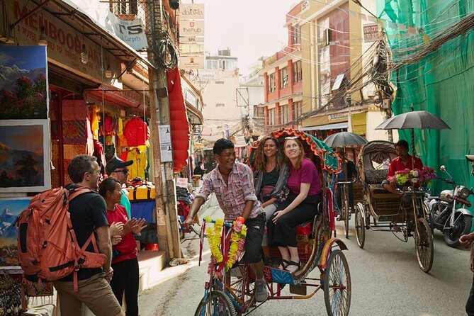 Kathmandu Sunset Tour by Rickshaw Including Durbar Square Visit - Stop 1: Thamel basics before the city shifts gears