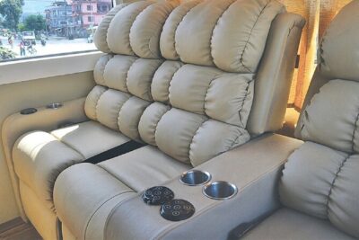 Luxury Sofa Bus from Kathmandu to Pokhara - Air-Conditioning on the Kathmandu–Pokhara Route