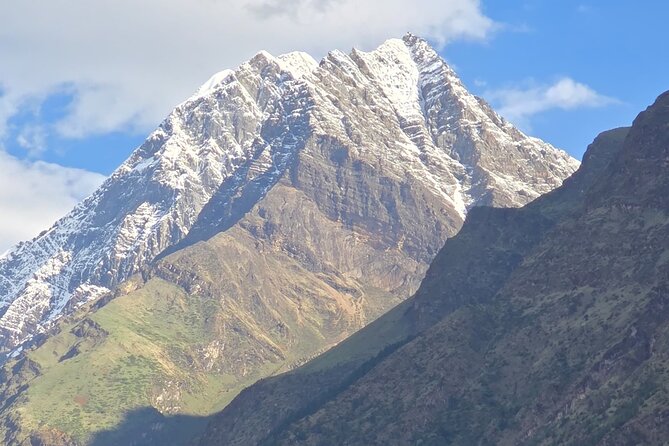 Manaslu Circuit Trek - 14 days of Himalayan Adventure - Namrung to Shyala to Sama Gaon: pine, rhododendron, and Buddhist trail markers